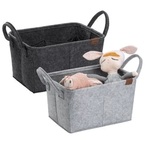 Корзина KELA Fay темно серый 35х25х20 см (24463)