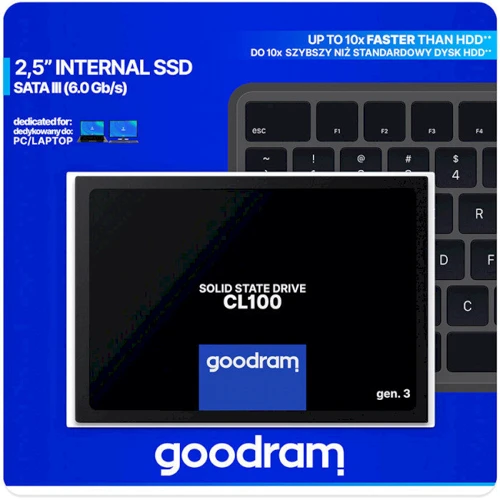 GOODRAM CL100 120 GB Gen.3 (SSDPR-CL100-120-G3) UA: Интерфейс подключения SATA