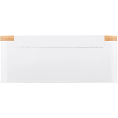 Хлібниця Ardesto Midori 33х13х18 см метал бамбук Білий (AR0914WB)