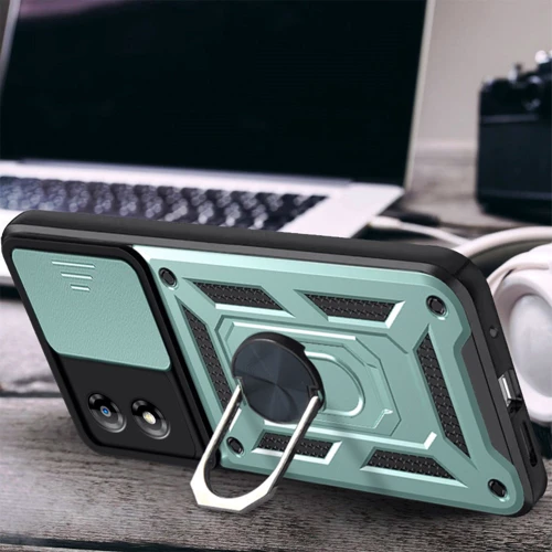 Чохол для телефона BeCover Military Dark Green для Motorola Moto E14 (713054): Матеріал TPU (термополиуретан) и пластик