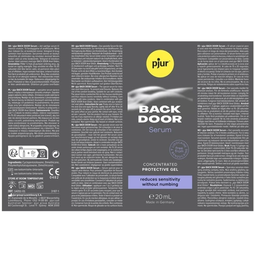 Сироватка для інтенсивного сексу анального Pjur Back Door Anal Comfort Serum, 20 мл
