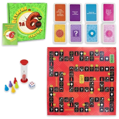 Настольная игра Strateg Успей за 6 секунд (30782): Производитель Strateg