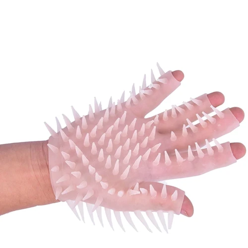 Перчатка с шипами для эротического массажа NDS 9001 (23328)