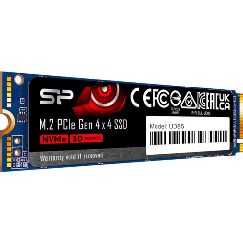 Silicon Power UD85 1 TB (SP01KGBP44UD8505): Интерфейс подключения PCI-Express 3.0 (x4)