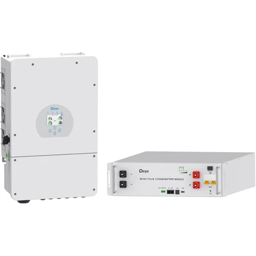 Система зберігання енергії Deye SUN-12K-SG04LP3-EU 12kWh + Deye SE-G5.1 Pro-B 5.12kWh 1BAT LiFePO4 6000 циклів