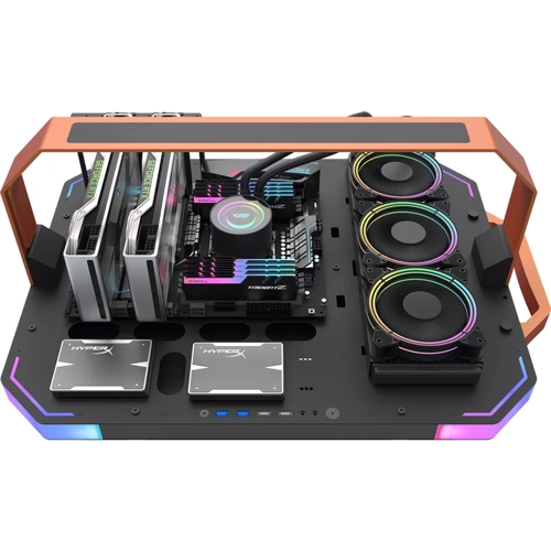 Корпус DarkFlash Blade-X Open Frame Luxury Gaming: Форм-фактор материнської плати ATX/microATX/mini-ITX