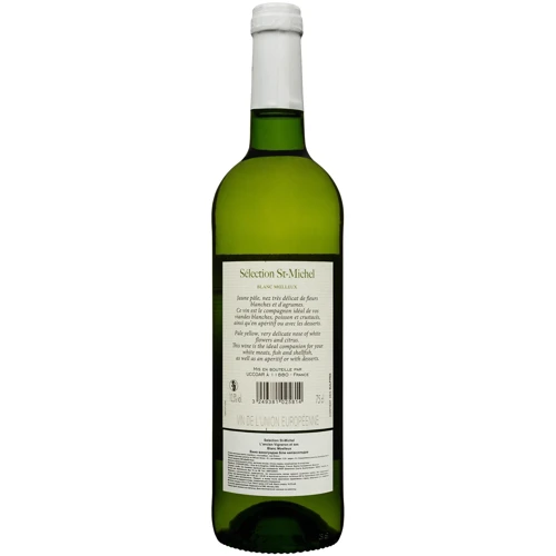 Вино Selection St-Michel Blanc Moelleux белое полусладкое 0.75 л (FSH_3249381025814): Страна производитель Франция