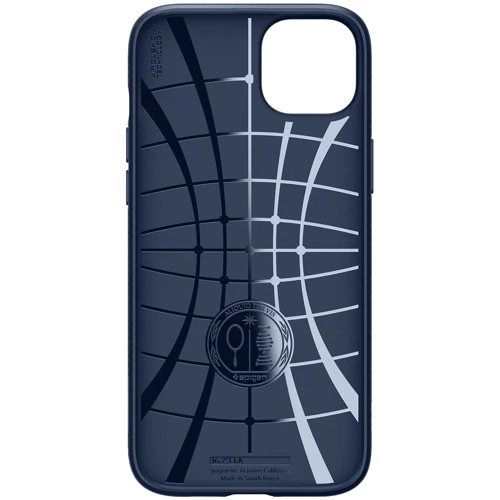 Чохол для iPhone Spigen Liquid Air Navy Blue (ACS06791) для iPhone 15: Матеріали силікон