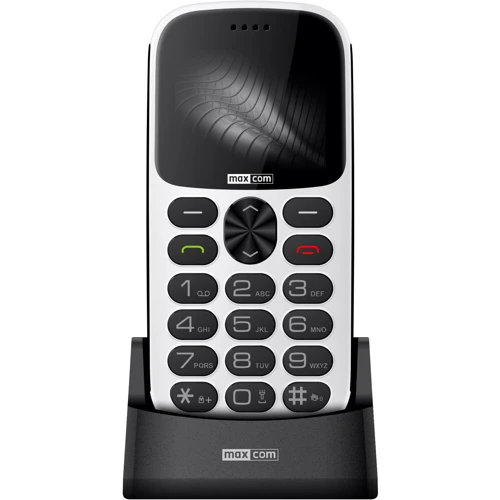 Мобильный телефон Maxcom MM471 White (UA UCRF): Слот для карт памяти microSD (до 64 ГБ)