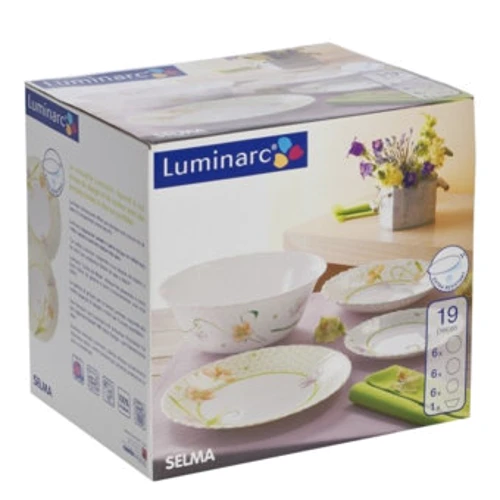Столовый сервиз Сервиз Luminarc Carine Iris D3706 (19 пр.)