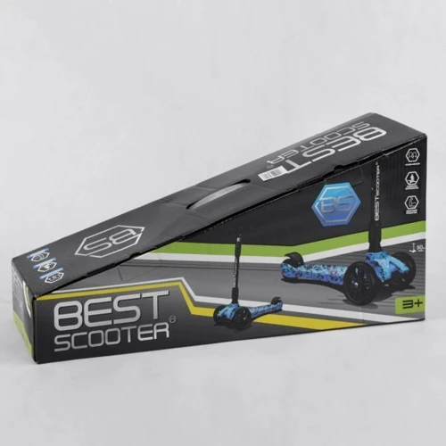 Самокат Best Scooter Maxi рисунок (54-704): Количество колес 3