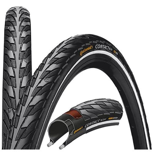 Покришка Continental Contact 28" | 700 X 47C | 28 X 1.75 чорна, не доладна, світловідбивна (101328)