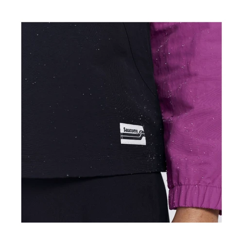 Анорак Saucony Track Anorak 800388-BK 42 (S) черный с капюшоном: Тип застежки На молнии