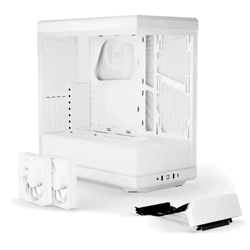 Корпус HYTE Y40 White (CS-HYTE-Y40-WW): Матеріал передній панелі загартоване скло
