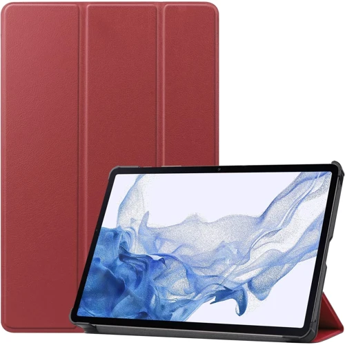 Аксессуар для планшетных ПК BeCover Smart Case Red Wine for Samsung X400/406 Galaxy Tab S10 Lite (713844): Цвет бордовый