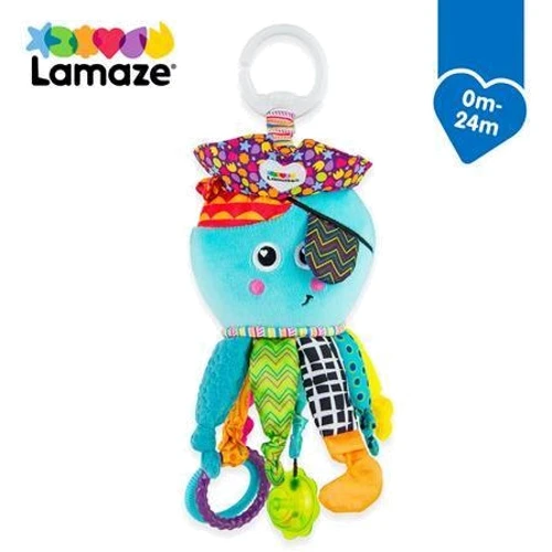 Мягкая игрушка-подвеска Lamaze Кальмар с прорезывателем (L27068) фото 5