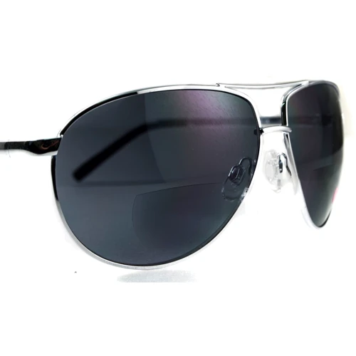 Спортивні окуляри Біфокальні захисні окуляри Global Vision Aviator Bifocal (+2.5) (gray) сірі (1АВІБІФ-Д2.5): Властивості лінз Бифокальные