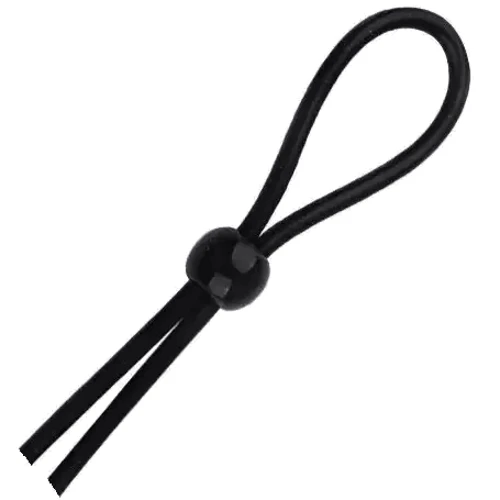 Лассо на пенис с одной фиксирующей бусинкой SKN-LS001 Black