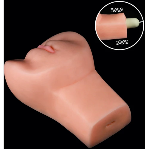 Мастурбатор с вибрацией LoveToy Vibrating Cyberskin Pet Pussy