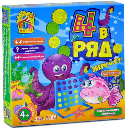Настольная игра 4FUN Game Club 4 в ряд (7231)