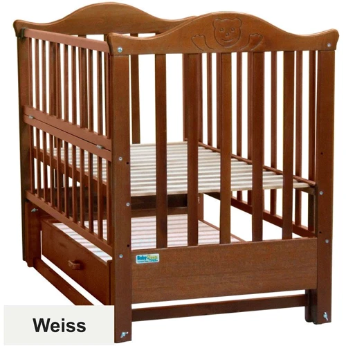 Дитяче ліжко Baby Sleep Elena BKP-S-B Weiss (біла): undefined undefined