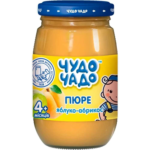 Чудо-Чадо пюре яблоко абрикос с сахаром 170 г