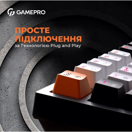 Клавиатура GamePro MK160B (Red) с Hot-Swap RGB Black фото 11
