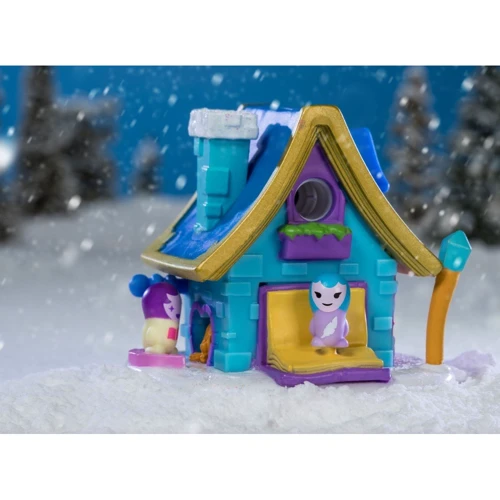 Игровая фигурка Nanables Jazwares Small House Зимняя страна чудес Книжный магазин У камина 8 см (NNB0032): Пол Унисекс