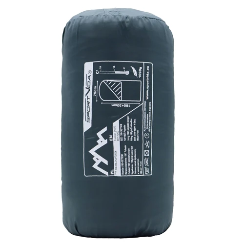 Спальный мешок SportVida R Navy Green/Orange (SV-CC0065): Тип одеяло с капюшоном