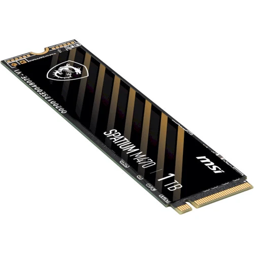 MSI Spatium M470 1 TB (S78-440L900-P83): Интерфейс подключения PCI-Express 4.0 (x4)