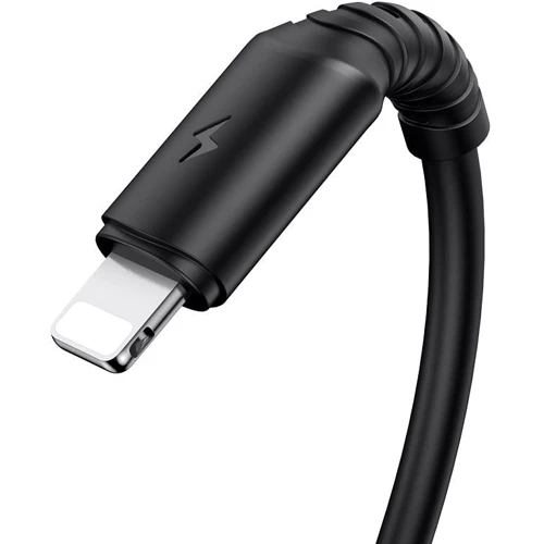 Кабель Borofone USB Cable to Lightning Coolway 1m Black (BX47): Довжина 1 м