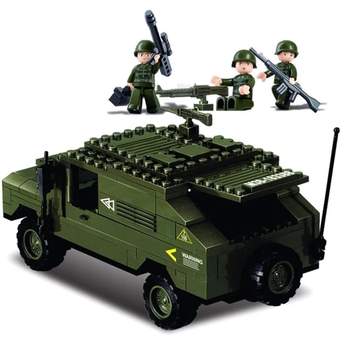 Конструктор SLUBAN M38-B9900 армия,военная машина,фигурки,191дет,28,5-28,5-5,5см: Производитель Sluban