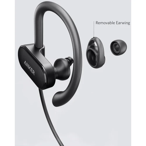 Наушники ANKER SoundBuds Curve Black: Диапазон частот (Гц) 20 - 20000