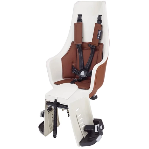 Детское велокресло Bobike Exclusive maxi Plus Carrier LED Cinnamon brown