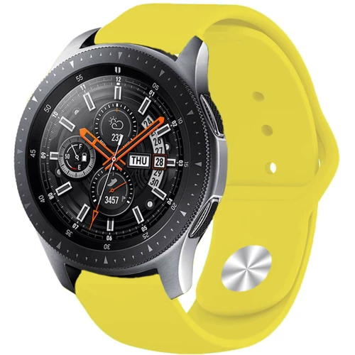 Ремінець BeCover Sport Band Yellow for Huawei Watch GT / GT 2 46mm / GT 2 Pro / GT Active / Honor Watch Magic 1/2 / GS Pro / Dream (706341): Сумісність з брендом Huawei
