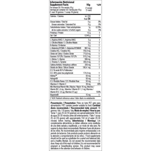 Аминокислота для спорта Zoomad Labs Moonstruck Pre-workout 480 g / 30 servings / Strawberry Cream: Тип Комплекс до тренировки