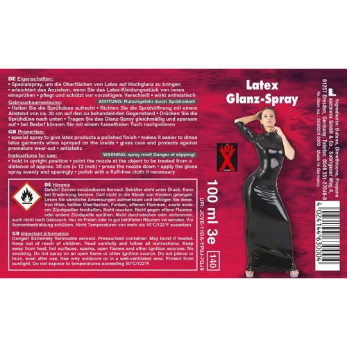 Спрей для ухода за латексом Orion Latex Glanz-Spray, 100 мл