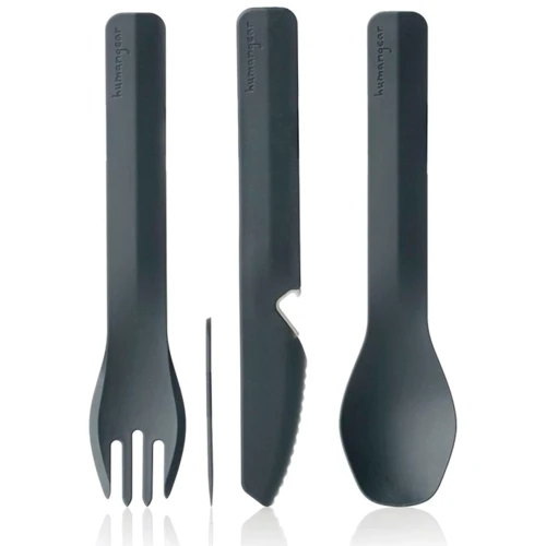 Набор приборов для еды Humangear GoBites Trio gray (022.0080)
