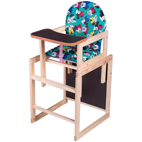 Стульчик- трансформер Наталка Зайчик люкс eko зеленый (minnie mouse) (622917): Тип трансформер