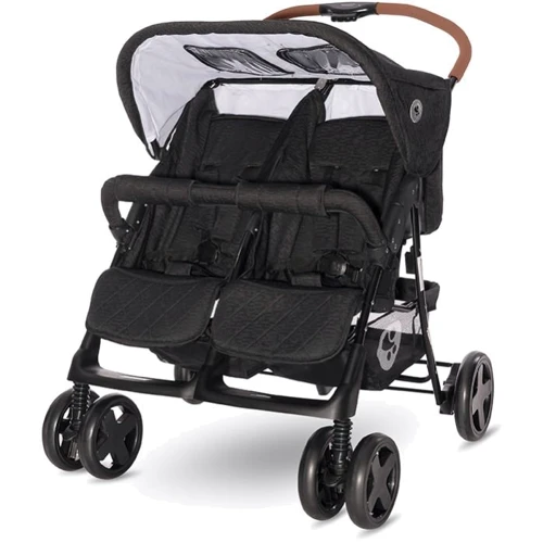 Коляска для двойни Lorelli TWIN (black)