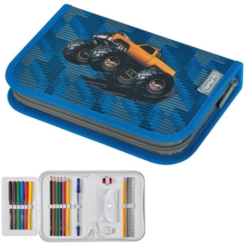Пенал с наполнением Herlitz Monster Truck Машина 19 пр. (50032907M)