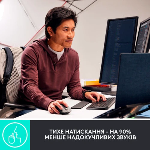 Мышь Logitech MX Master 3S for Business Performance Wireless/Bluetooth Graphite (910-006582): Эргономика для правой руки