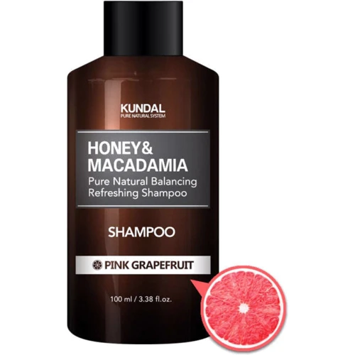 Kundal Honey & Macadamia Pink Grapefruit Shampoo Безсульфатный шампунь для волос Розовый грейпфрут 100 ml: Пол Унисекс