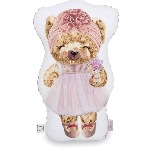 Подушка Ceba baby Cuddie Fluffy Puffy Poly розовая для девочки (50 W-852-132-681): Материал чехла полиэстер