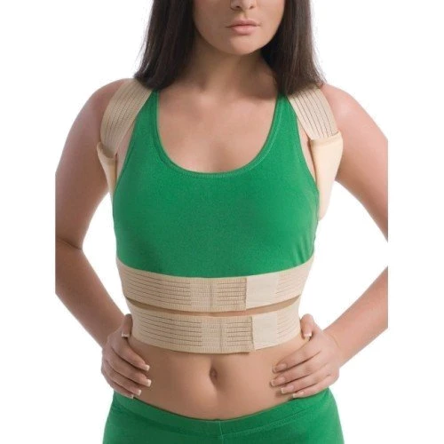 Корректор осанки MedTextile эластичный с ребрами жесткости размер L люкс (4820137293238): Тип Грудопоясничные