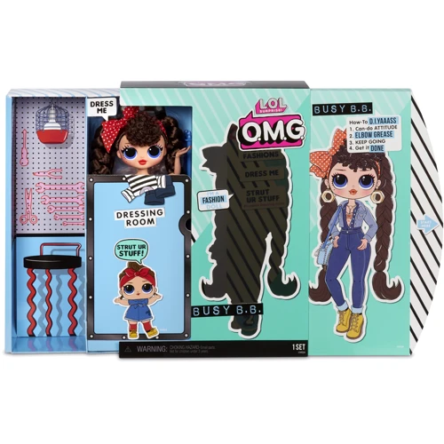 Игровой набор с куклой L.O.L. SURPRISE! серии "O.M.G" S2 - ТЕХНО-ЛЕДИ (с аксессуарами) фото 5