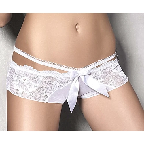 Кружевные шортики с бантом Anais Touch Me, белый L: Для кого Для женщин