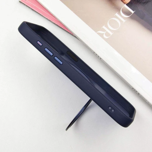 Чохол для iPhone Mobile Case Metal Buttons with MagSafe HQ Ring Dark Blue для iPhone 14 Pro Max: Тип чохла накладка на заднюю часть