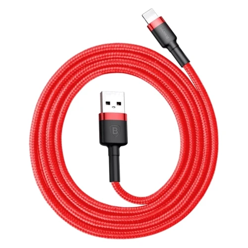 Кабель Baseus USB Cable to Lightning 2m Red/Black (CALKLF-C19)