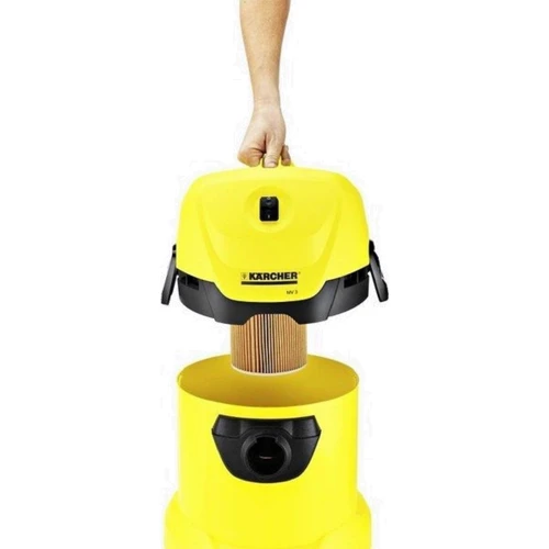 Пилосос Karcher WD 3-18 (1.628-550.0) (без АКБ та ЗУ): Максимальна потужність 225 Вт